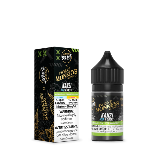 Flavour Beast X 12 Monkeys E-liquid 20mg/30ml Kanzi Iced