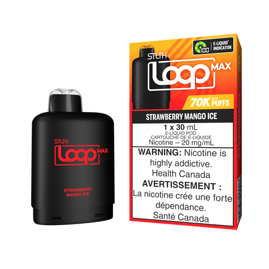 Stlth loop max - strawberry mango ice - 70k puffs