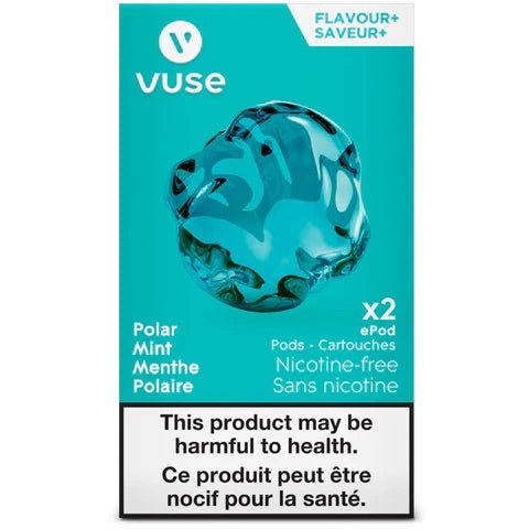 Vuse ePod Nicotine Free Polar Mint x2 (Provincial Tax)