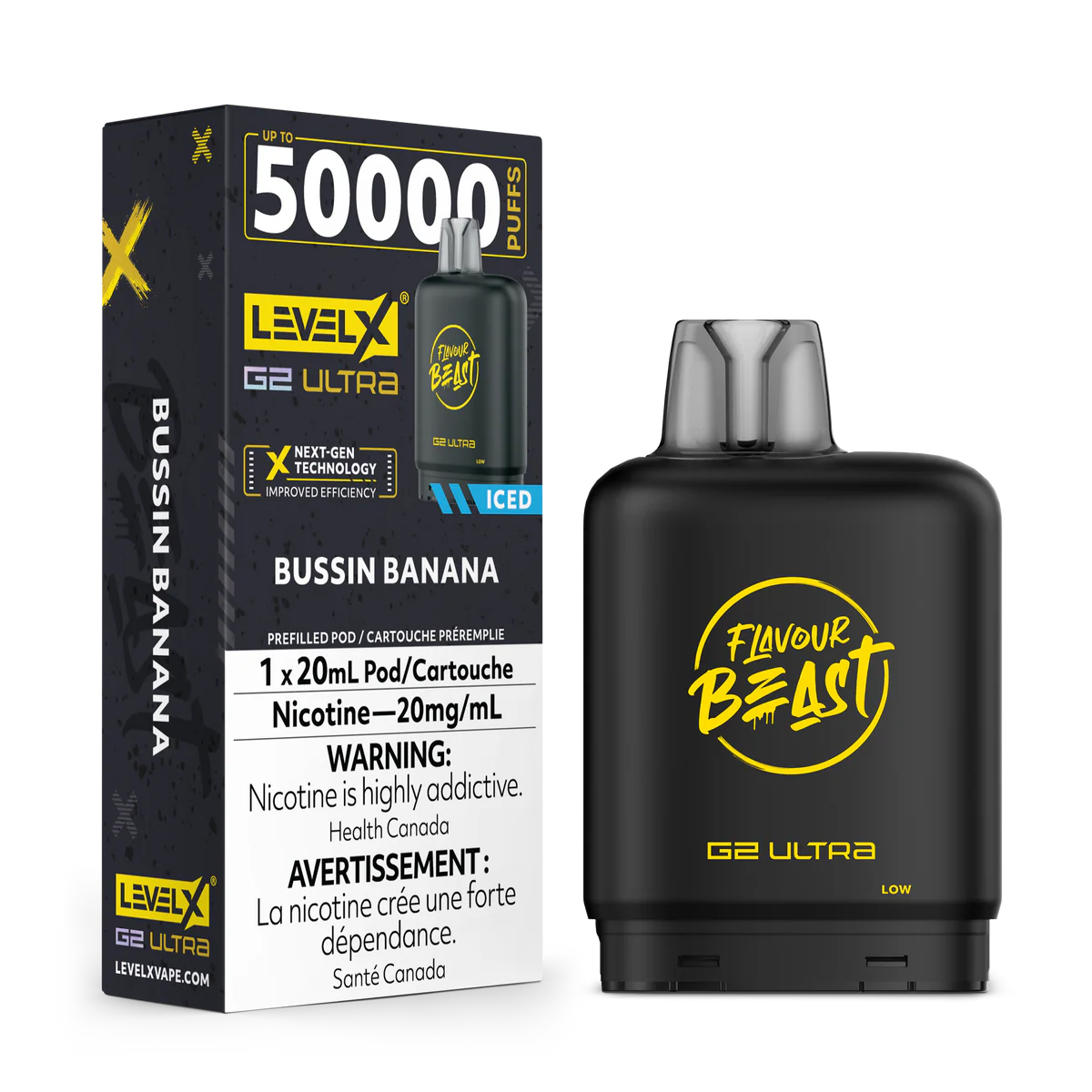 Flavour Beast Level X G2 Ultra 50K Bussin Banana
