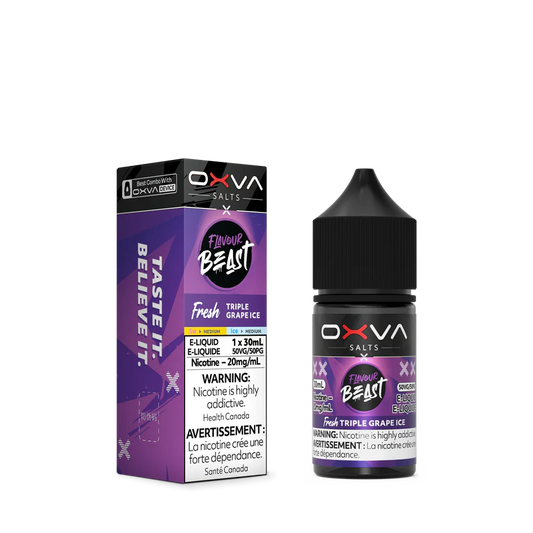 Flavour Beast x OXVA E-Liquid 20mg Fresh Triple Grape Ice