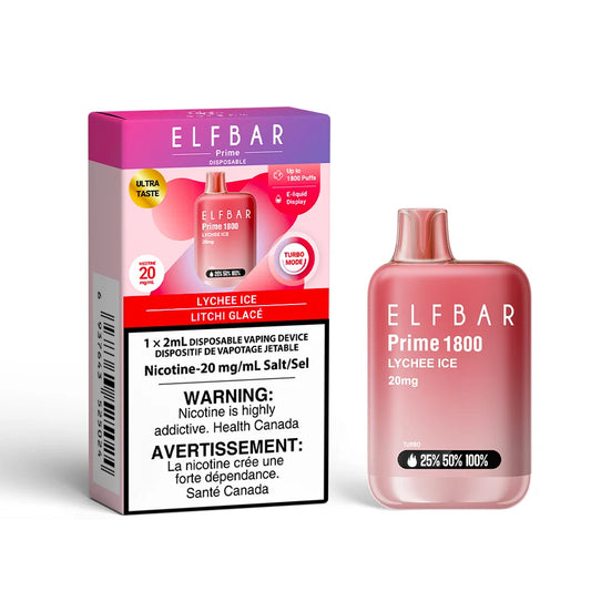 ELFBAR 1800 lychee ice (Provincial Tax)