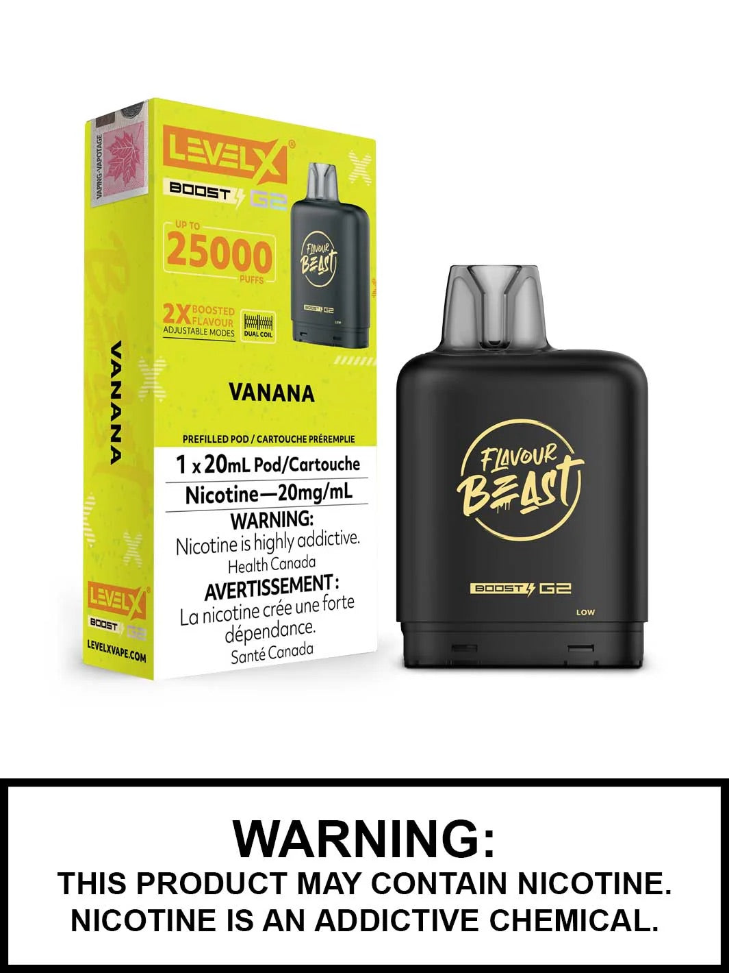 Flavour Beast Level x Boost G2 25k Vanana (Provincial Tax)