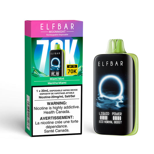 ELFBAR Moonlight 70k Miami Mint(Provincial Tax)j