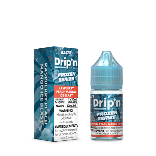 Drip’n ENVI frozen E-liq 20mg/30ml Raspberry peach mango ice (Provincial Tax)