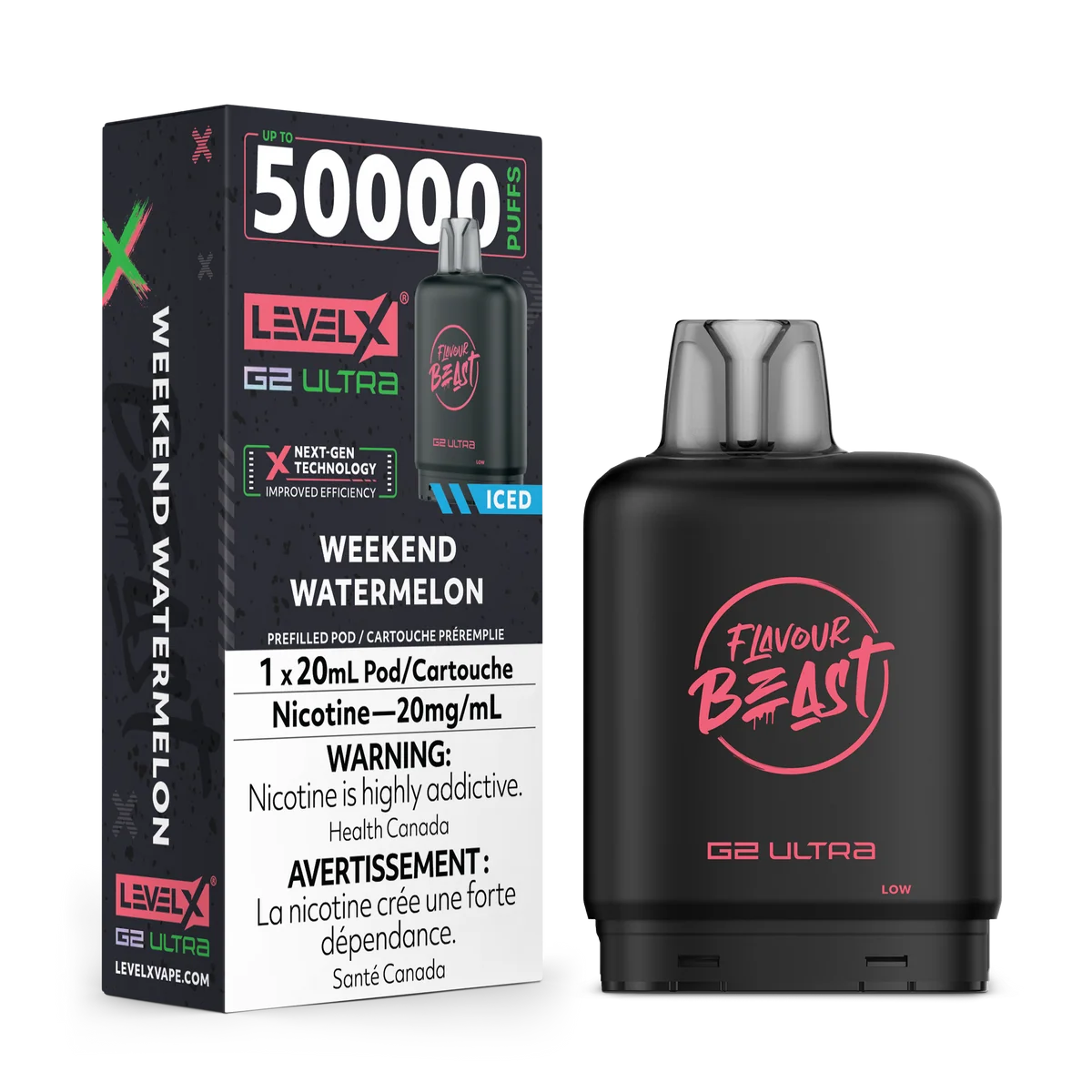 Flavour Beast Level X G2 Ultra 50k Weekend Watermelon*