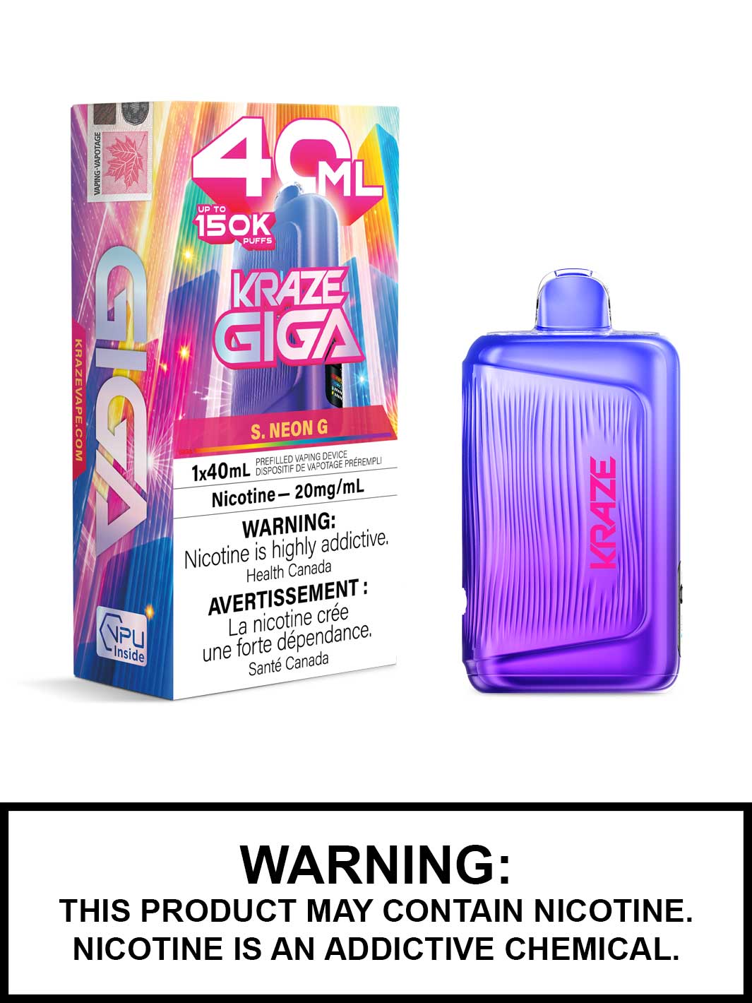Kraze Giga 150K S Neon G