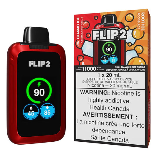 Flip 2 11K Puff Classic Ice and Root Ice (Provincial Tax)