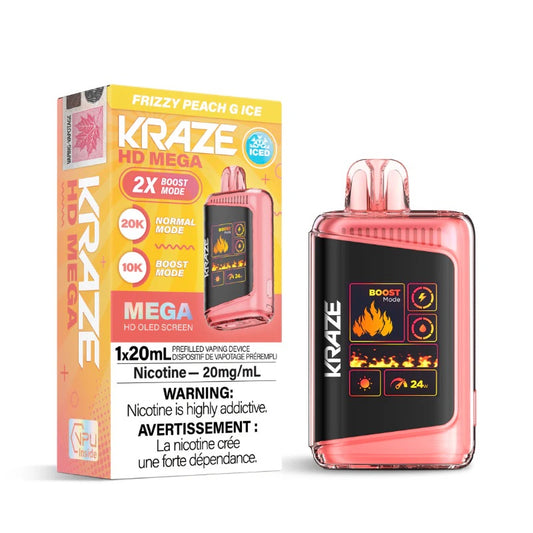 Kraze 20k Frizzy Peach G ice (Provincial Tax)