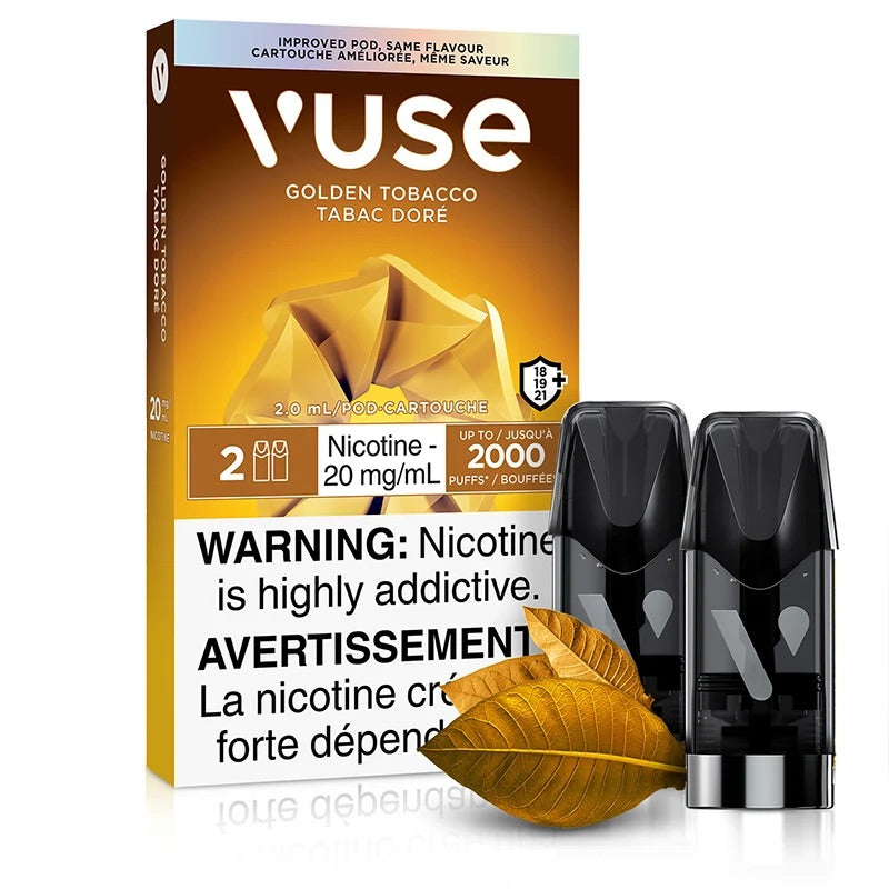 Vuse ePod 20mg Golden Tobacco x2 (Provincial Tax)