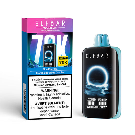 ELFBAR Moonlight 70k Blue Razz Ice (Provincial Tax)