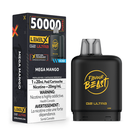 Flavour Beast Level X G2 Ultra 50k Mega Mango (Provincial Tax)
