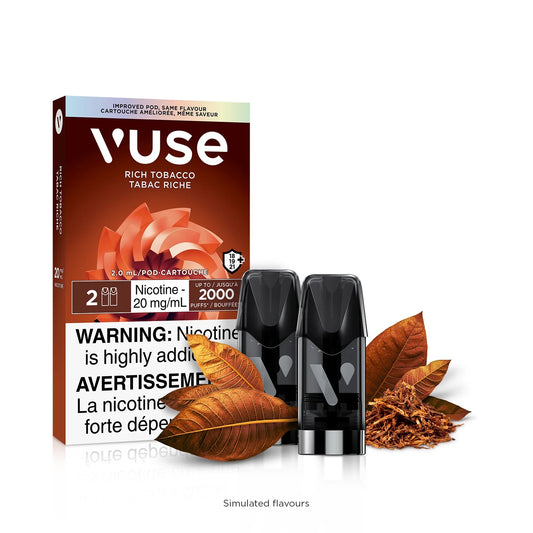 Vuse ePod 20mg Rich Tobacco x2 (Provincial Tax)