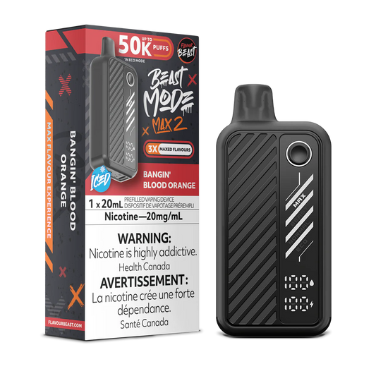 Flavour beast mode max 2 50k Bangin Blood Orange*