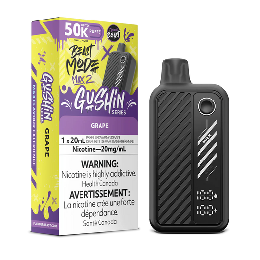 Flavour Beast Beast Mode Max 2 gushin grape (provincial)