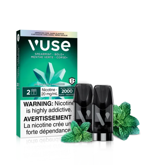 Vuse ePod 20mg Spearmint Bold+ x2 (Provincial Tax)