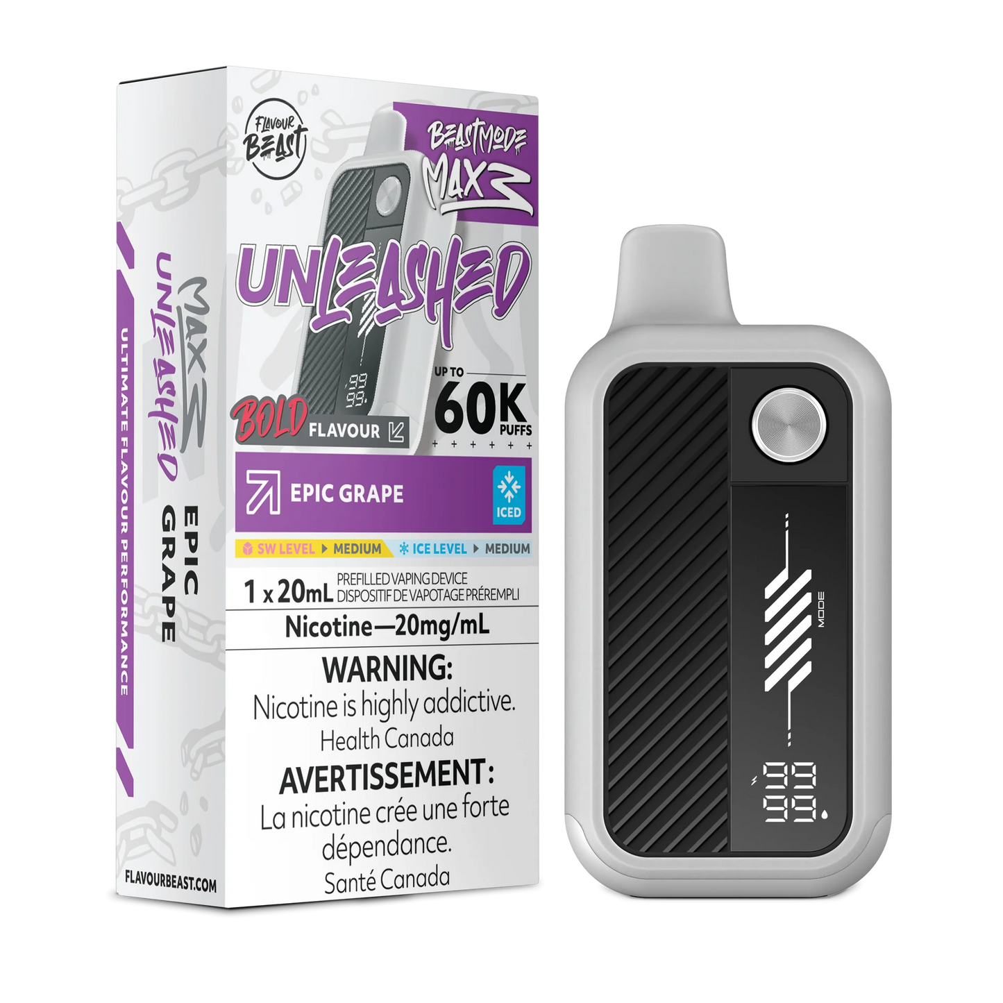Flavour Beast Max Mode 3 Epic Grape