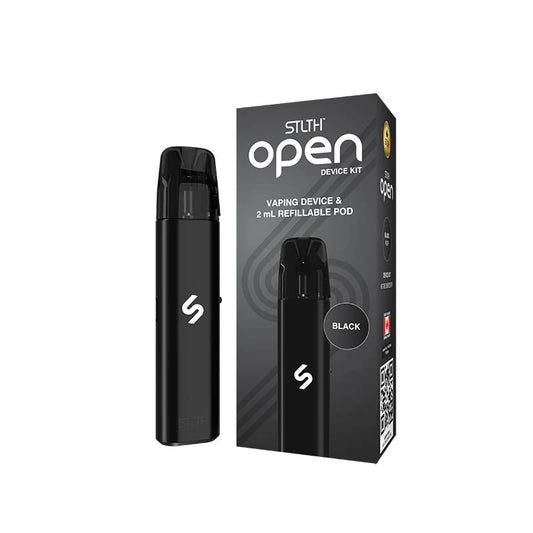 Stlth Open Refillable Device Black