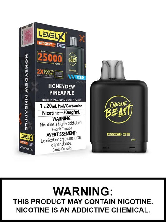 Flavour Beast Level x Boost G2 25k Honeydew Pineapple (Provincial Tax)