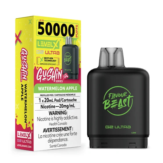 Flavour Beast Level X G2 Ultra 50k Watermelon Apple*