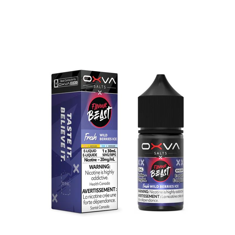 Flavour Beast x OXVA E-Liquid 20mg Fresh Wild Berries Ice