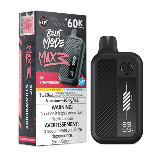 Flavour beast max mode 3 60k Sic Strawberry*