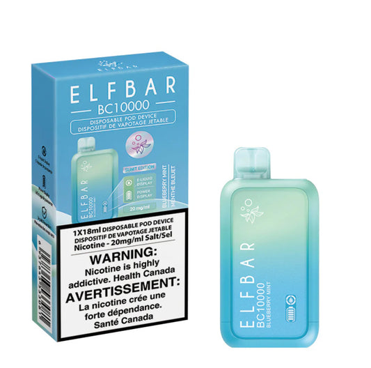 ELFBAR BC 10000 Blueberry Mint (Provincial Tax)