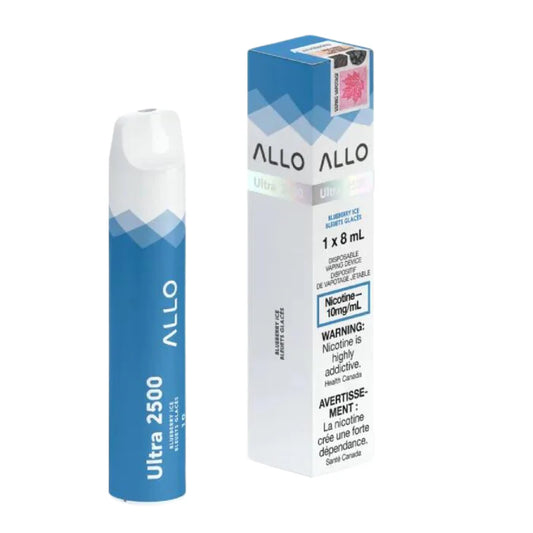 Allo Ultra 2500 10mg Blueberry ice (Provincial Tax)