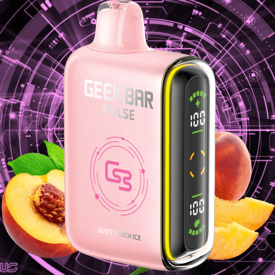 GEEKBAR pulse 25k juicy peach ice (Provincial Tax)