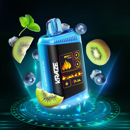 Kraze Mega X 48K Blueberry Kiwi Ice