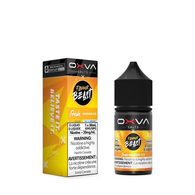 Flavour Beast x OXVA E-Liquid 20mg Fresh Mango Ice