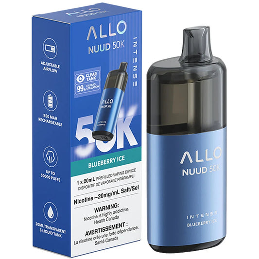 Allo NUUD 50k Blueberry Ice (Provincial Tax)