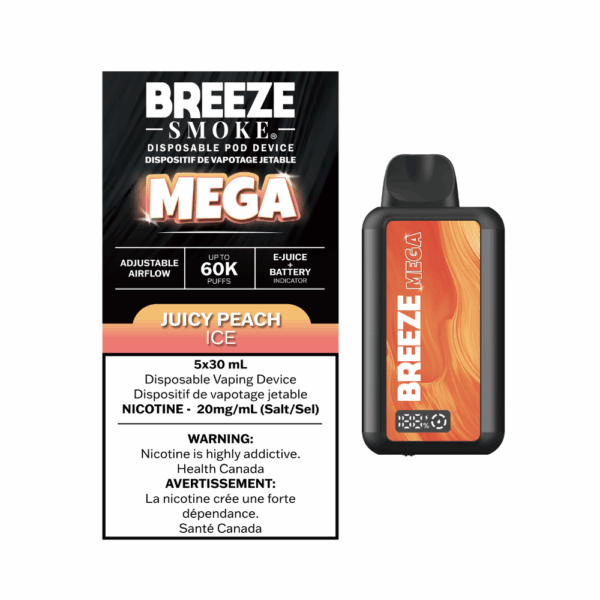 Breeze 60k Juicy Peach ice*