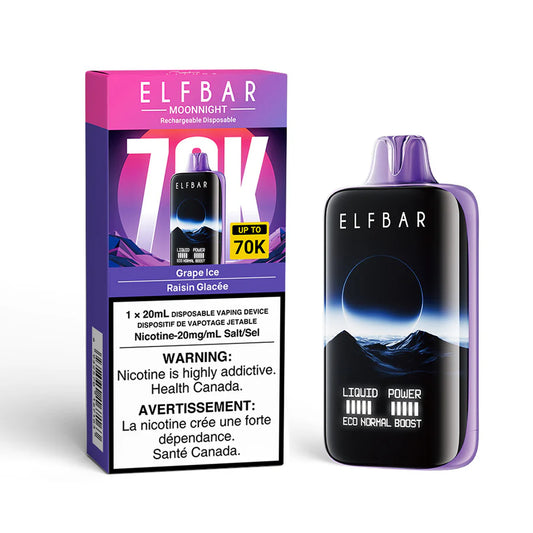 ELFBAR Moonlight 70k Grape Ice (Provincial Tax)