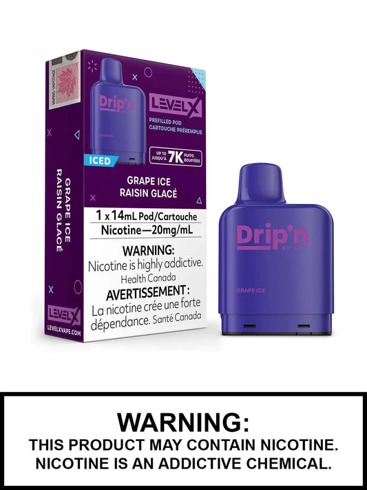 Drip’n level x pods grape ice