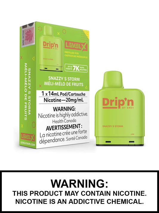 Drip’n level x pods snazzy s storm