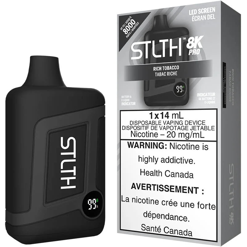 Stlth 8k pro rich tobacco