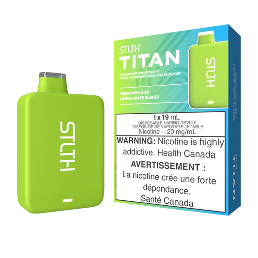 Stlth titan 10k Green Apple Ice