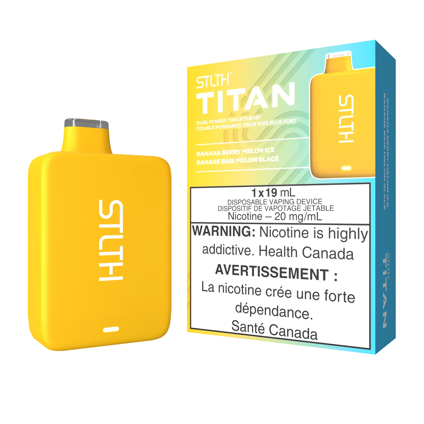 Stlth titan 10k Banana Berry Melon Ice