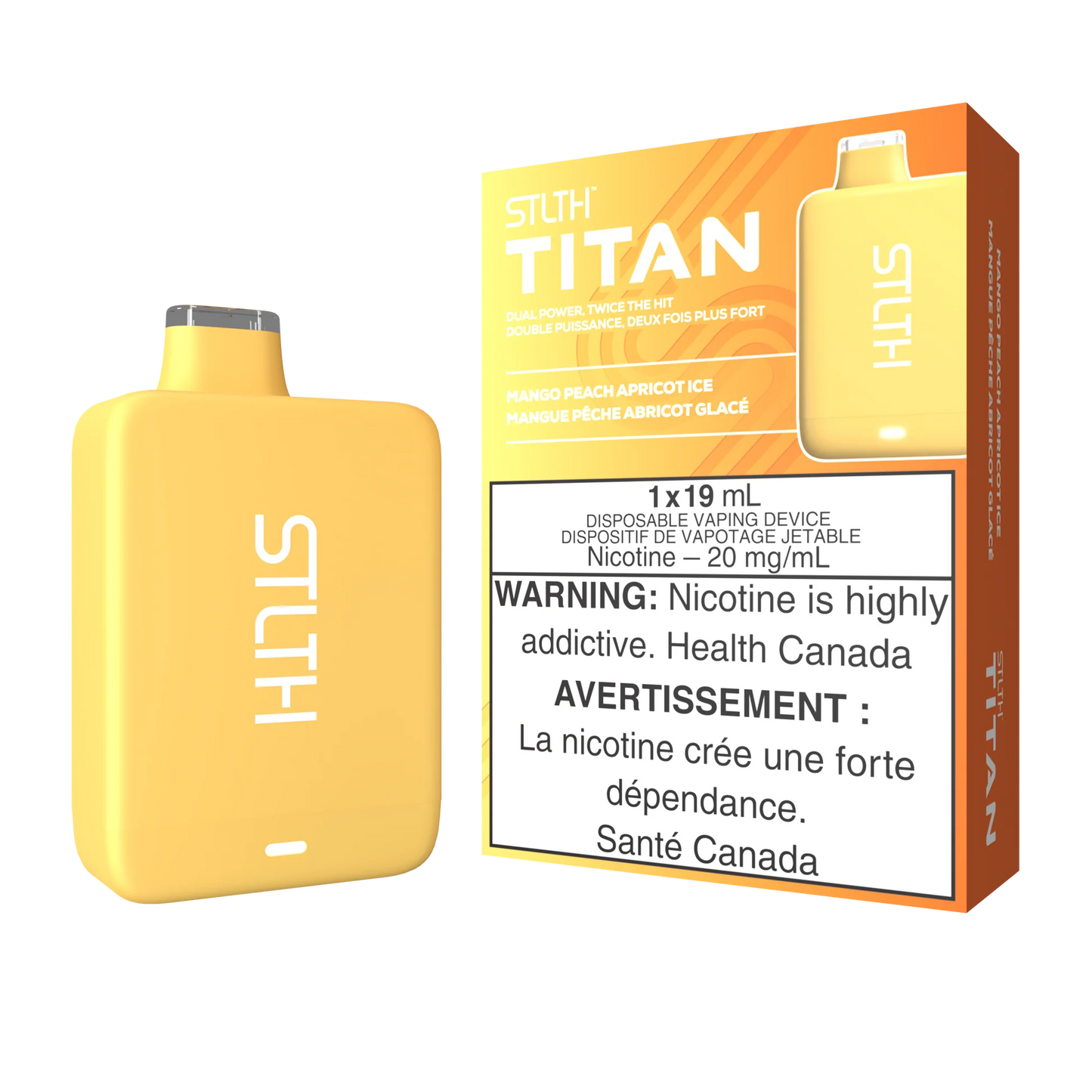 Stlth titan 10k Mango Peach Apricot Ice