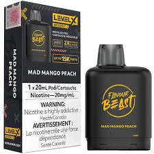 Flavour Beast Level X Boost 15K Mad Mango Peach