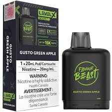 Flavour Beast Level X Boost 15K Gusto Green Apple