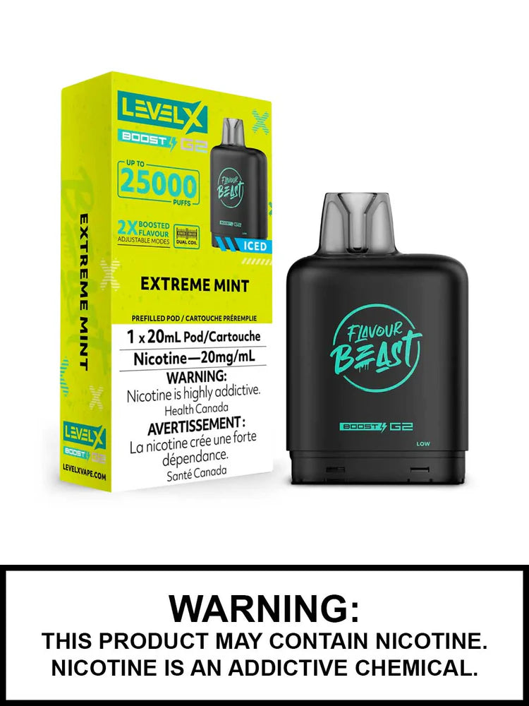 Flavour Beast Level x Boost G2 25k Extreme Mint