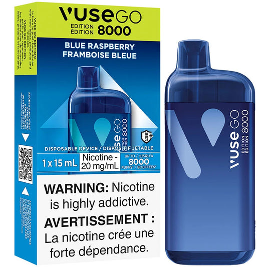 Vuse Go 8000 Blue Raspberry (Provincial Tax)