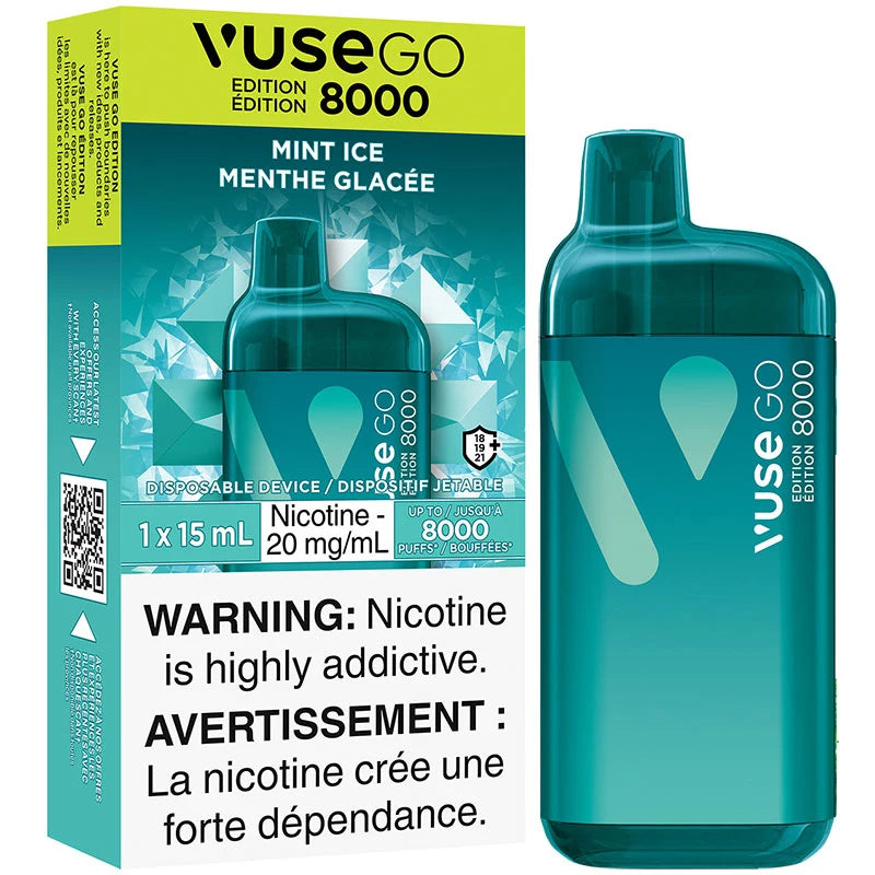 Vuse Go 8000 Mint ice (Provincial Tax)