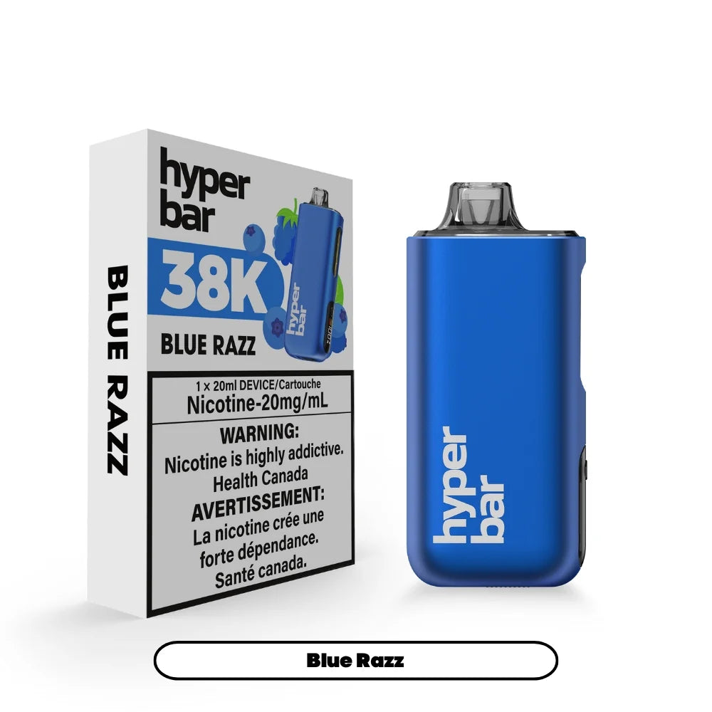 Hyperbar BE38000 Blue Razz (Provincial Tax)