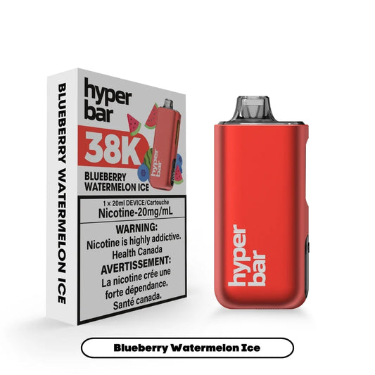 Hyperbar BE38000 Blueberry Watermelon ice (Provincial Tax)