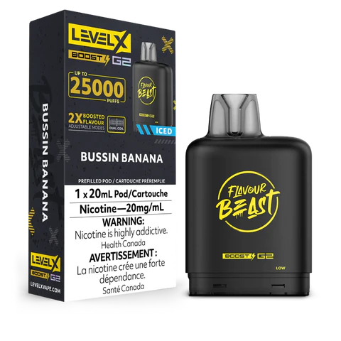 Flavour Beast Level x Boost G2 25k Bussin Banana (Provincial Tax)