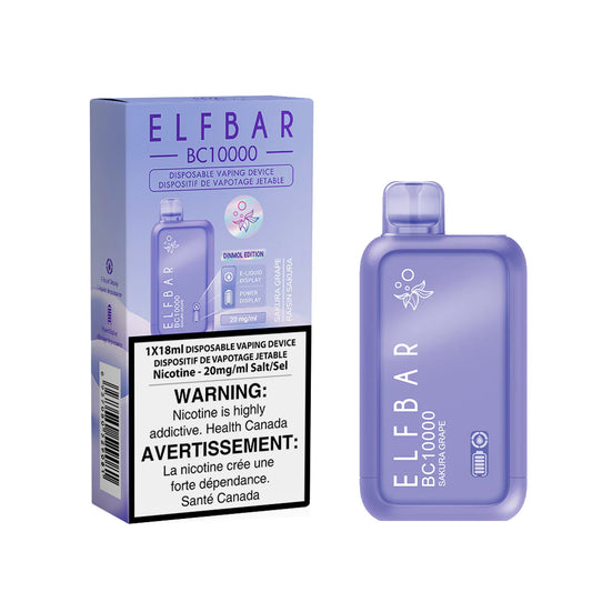 ELFBAR BC 10000 Sakura Grape (Provincial Tax)