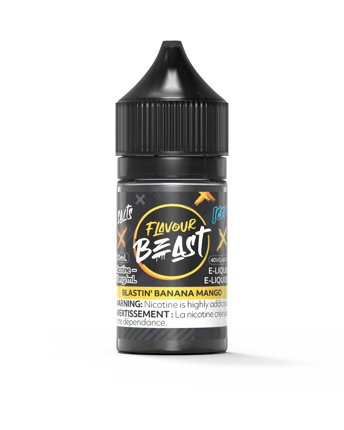 Flavour beast e-liquid Blastin Banana Mango 20mg/30ml (provincial tax)